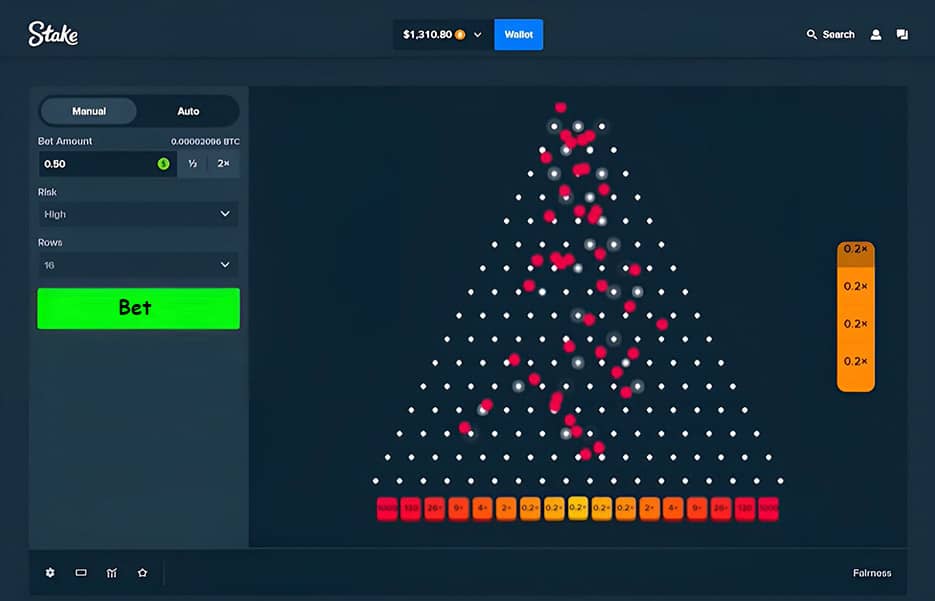Plinko Gambling Enterprise Video Game Play for Real Money 2500$ Reward!
