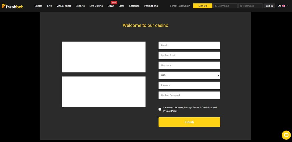 FreshBet Casino, Autorità del Regno Unito e Beneficio di circa £1500